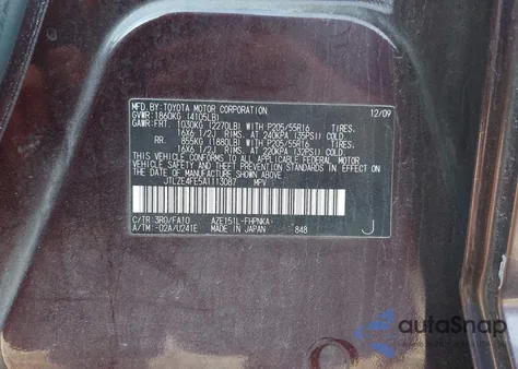 2010 Scion Xb z USA, uszkodzony, nr VIN JTLZE4FE5A1113087